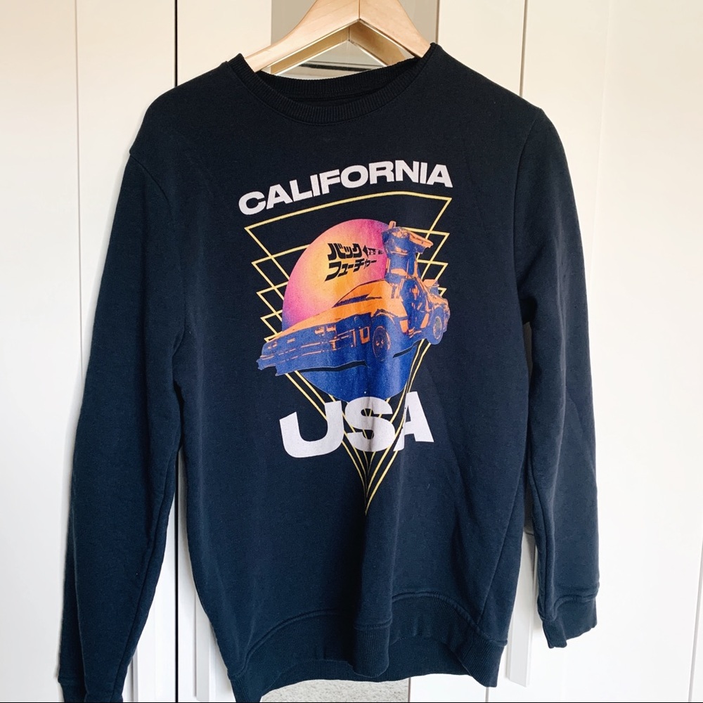 Oversized Back to the Future Sweatshirt